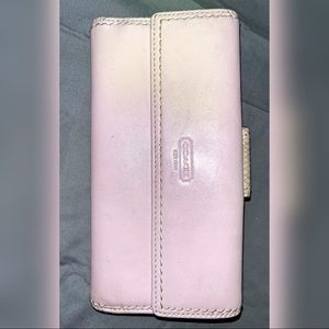 Small Pink Coach Wallet